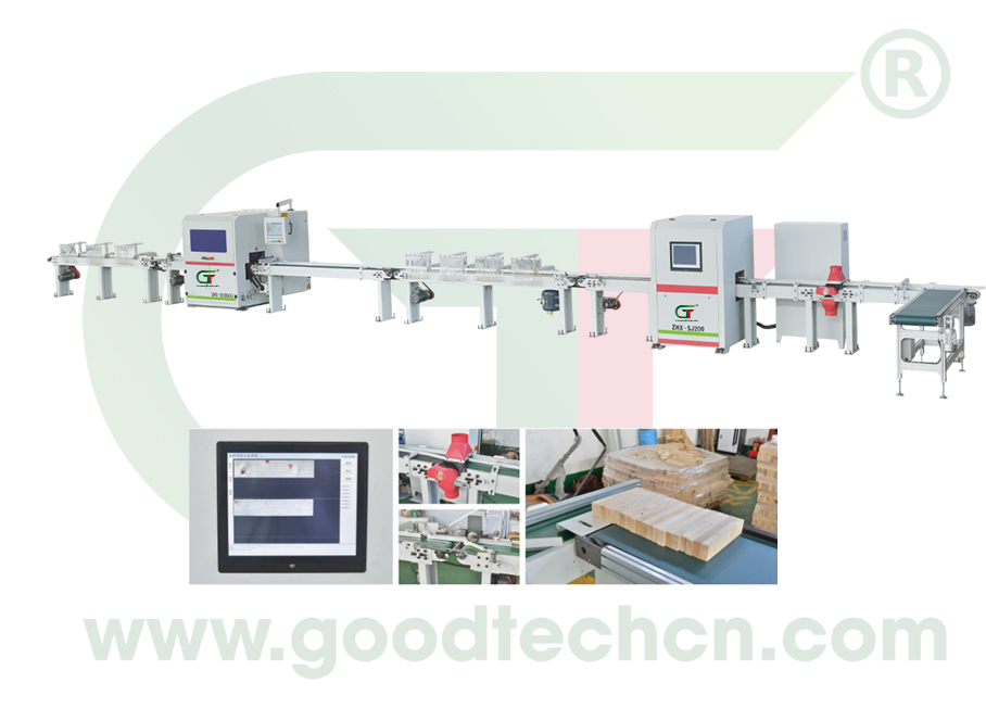 Automatic Optimizing Cross Cut Saw Production Line with Image Scan Classification