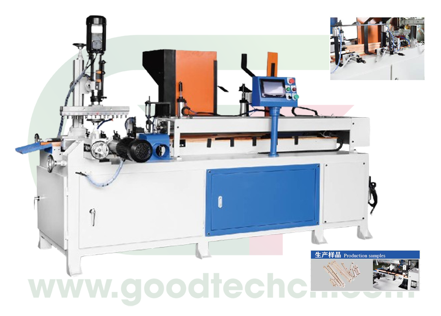 FULLY AUTOMATIC CONNECTION WOOD CUTTING DRILLING MACHINE