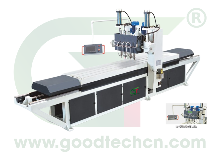FOUR HEADS DRILLING AND MILLING CNC MACHINE