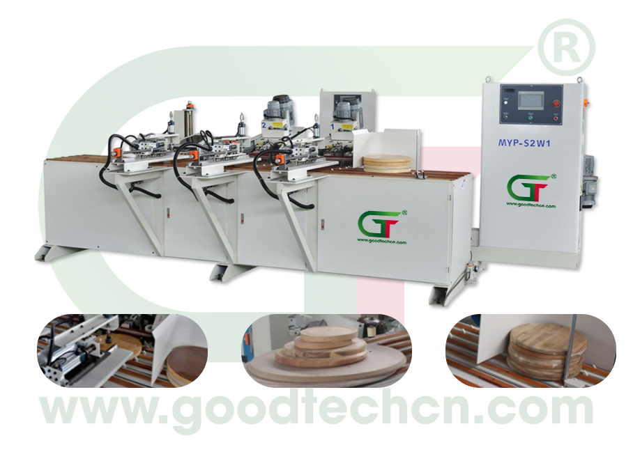 Round edge sanding machine