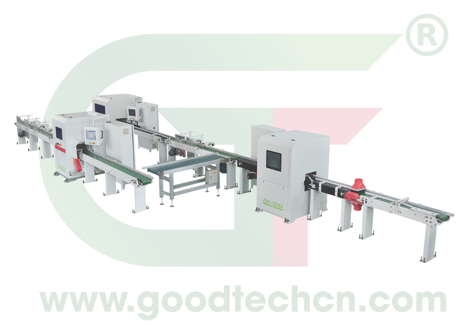 Vision scanning + Optimal saw intelligent production line